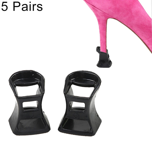 5 Pairs Hard Wearing Anti-slip PVC StoppersShoes High Heel Cover Protectors, Size: S ,Random Color Delivery, Size: S