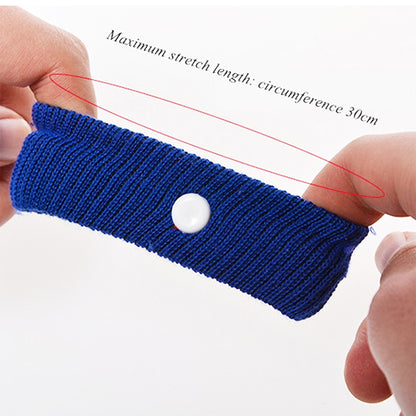 Physical Method Carsickness Prevention Antiemetic Polyester Wristband, One Pair, Red, White, Yellow, Black, Orange, Pink, Green, Grey, Blue