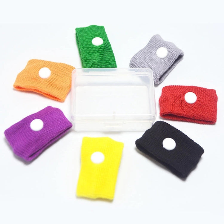 Physical Method Carsickness Prevention Antiemetic Polyester Wristband, One Pair, Red, White, Yellow, Black, Orange, Pink, Green, Grey, Blue