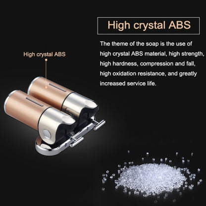 Hotel Shower Manual Dispenser Wall Mounted Washing Liquid Shampoo Soap Bottle, Capacity: 500ml, 500ml/Clear White