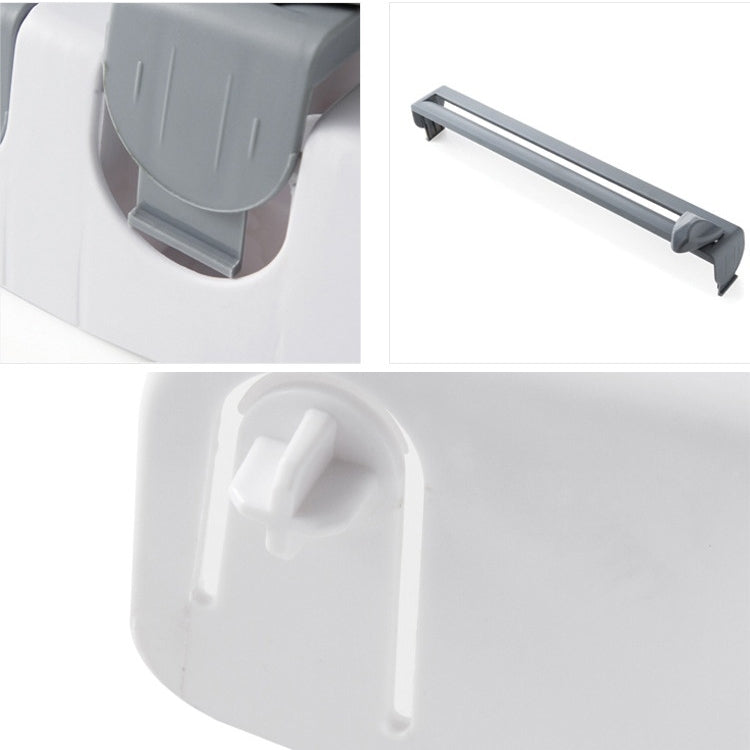 Kitchen Wall Mounted Cling Film Holder Wrap Storage Rack Hanger Rack Cutting Device, Size: 39 x 10 x 24cm, Grey, Khaki