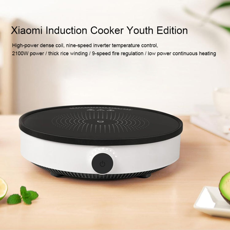 Cocina de inducción inteligente Xiaomi Mijia 2100W, edición juvenil, 9 niveles, 2100W