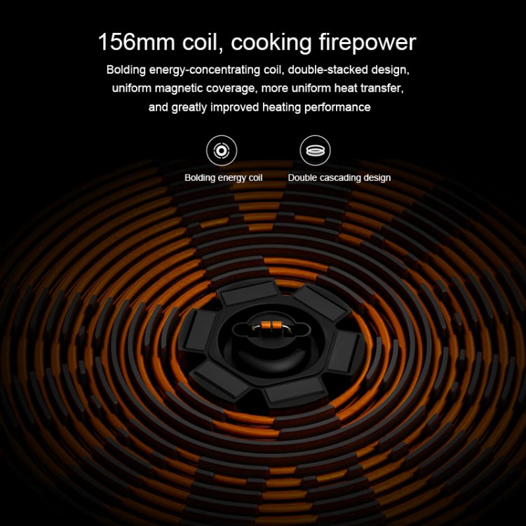Cocina de inducción inteligente Xiaomi Mijia 2100W, edición juvenil, 9 niveles, 2100W