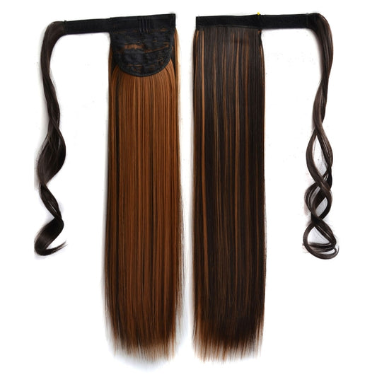 4H27# Invisible Seamless Bandage-style  Wig Long Straight Hair Wig Ponytail, 4H27