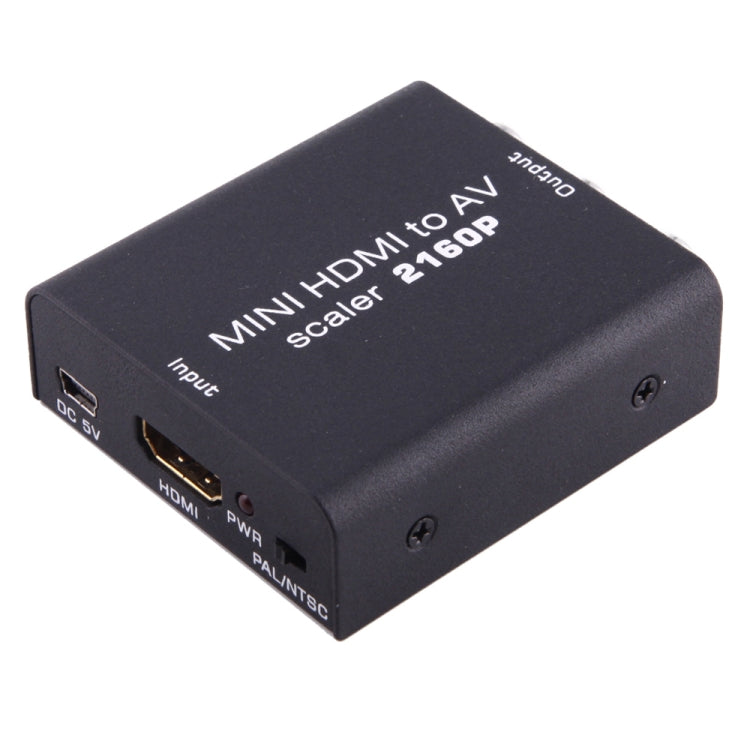 Convertidor de señal de vídeo compuesto Mini HDMI a AV/CVBS, Mini HDMI a AV/CVBS