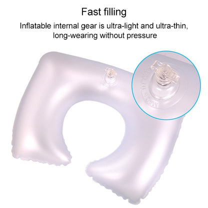 Air Inflatable U-Shaped Travel Neck Pillow Cushion