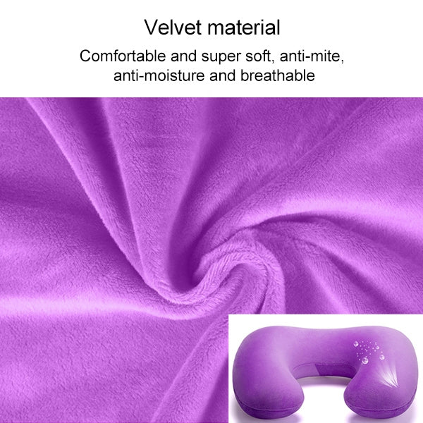 Air Inflatable U-Shaped Travel Neck Pillow Cushion