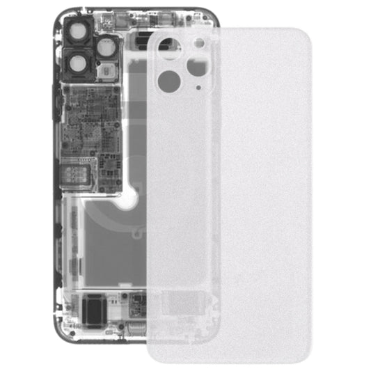 Transparent Frosted Glass Battery Back Cover for iPhone 11 Pro, For iPhone 11 Pro