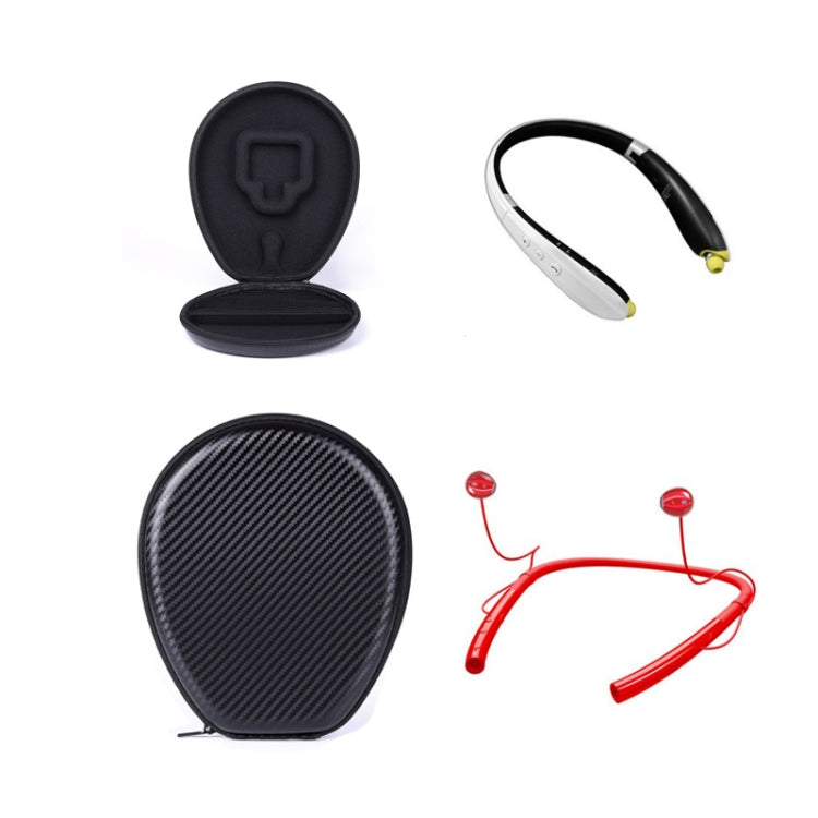 Alfombrilla de césped portátil universal con textura de EVA, a prueba de golpes, inalámbrica, Bluetooth, para colgar en el cuello, para auriculares deportivos JBL, LG, Sony y Samsung. Tamaño: 195 x 155 x 35 mm.