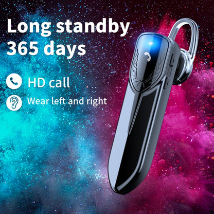 M81 CVC Noise Reduction Unilateral Business Ear-mounted Bluetooth Earphone, Support Siri & One for Two