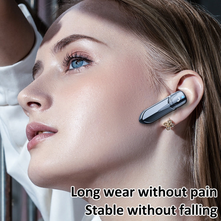 M81 CVC Noise Reduction Unilateral Business Ear-mounted Bluetooth Earphone, Support Siri & One for Two