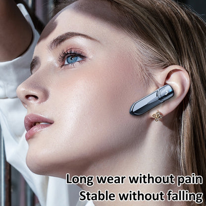 M81 CVC Noise Reduction Unilateral Business Ear-mounted Bluetooth Earphone, Support Siri & One for Two