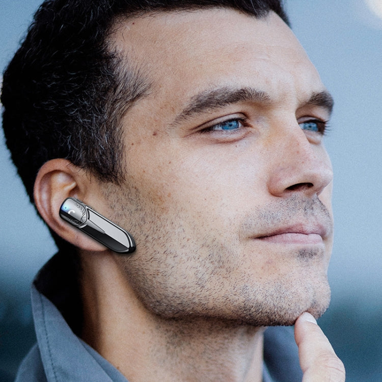M81 CVC Noise Reduction Unilateral Business Ear-mounted Bluetooth Earphone, Support Siri & One for Two