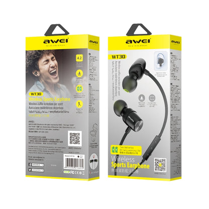 awei WT30 Waterproof Wireless Sports Bluetooth Headset