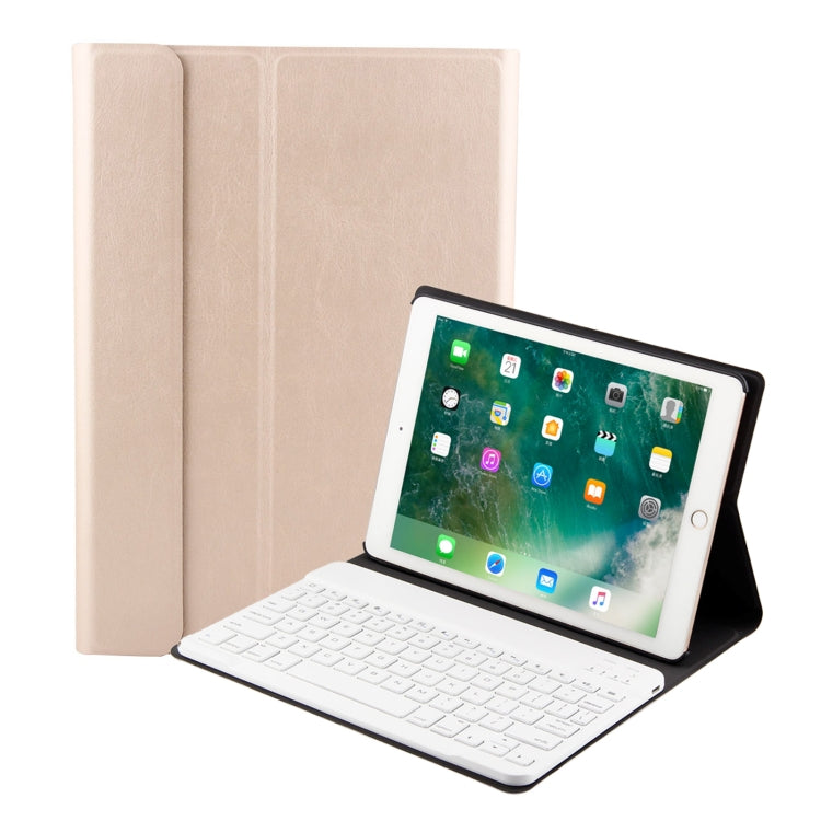FT-1030 Bluetooth 3.0 ABS Brushed Texture Keyboard + Skin Texture Leather Tablet Case for iPad Air / Air 2 / iPad Pro 9.7 inch, with Three-gear Angle Adjustment / Magnetic / Sleep Function, FT-1030D