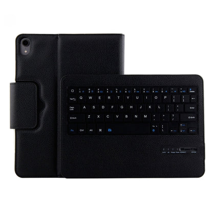 IP011 Detachable Bluetooth 3.0 ABS Keyboard + Litchi Texture Leather Tablet Case for iPad Pro 11 inch (2018), with Sleep Function, IP011