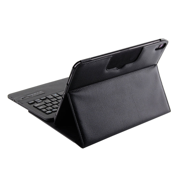 IP011 Detachable Bluetooth 3.0 ABS Keyboard + Litchi Texture Leather Tablet Case for iPad Pro 11 inch (2018), with Sleep Function, IP011