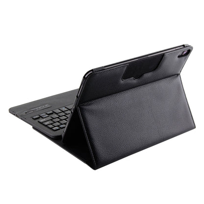 IP011 Detachable Bluetooth 3.0 ABS Keyboard + Litchi Texture Leather Tablet Case for iPad Pro 11 inch (2018), with Sleep Function, IP011