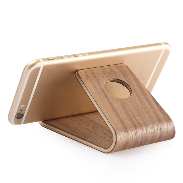 JS01 Wooden Desktop Phone Holder Universal Curved Wood Support Frame For Tablet Phones (Lindens), IP7G0650A, IP7G0650B, IP7G0650C