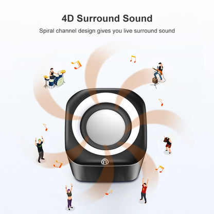 A1 USB Wire-controlled 9D Subwoofer Sound Mini Wired Speaker, Premium Version, Premium Version