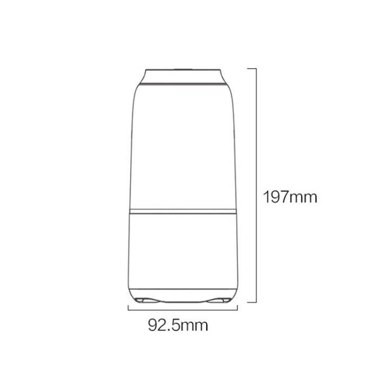 Altavoz Bluetooth inalámbrico original Xiaomi Youpin V03 con luz de colores, compatible con manos libres/AUX