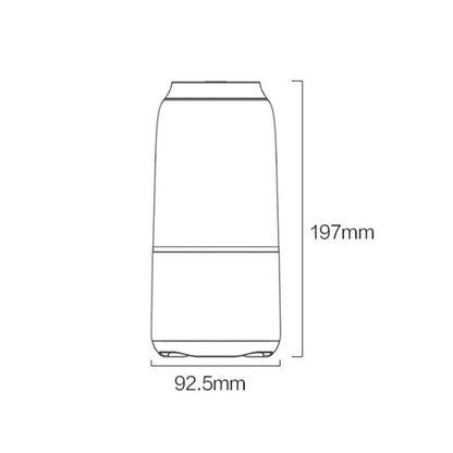 Altavoz Bluetooth inalámbrico original Xiaomi Youpin V03 con luz de colores, compatible con manos libres/AUX