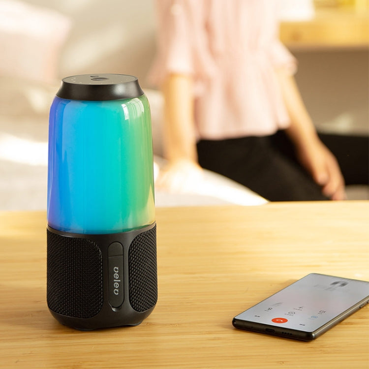 Altavoz Bluetooth inalámbrico original Xiaomi Youpin V03 con luz de colores, compatible con manos libres/AUX
