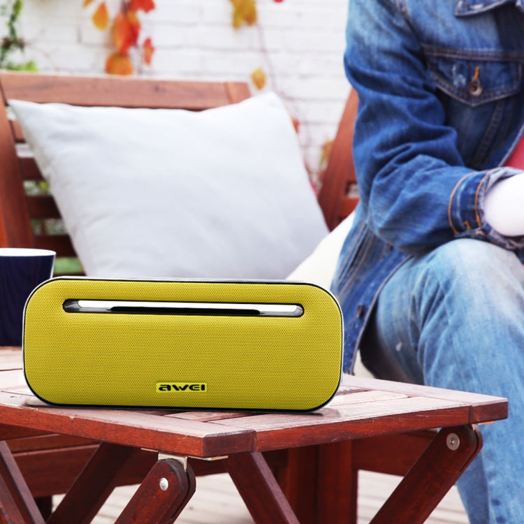 awei Y600 Wireless Bluetooth Speaker with 3D Stereo, Built-in Mic, Support TF Card / AUX / NFC, Y600