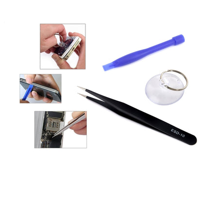 JIAFA JF-8163 Juego de herramientas de reparación de batería 7 en 1 para iPhone 7