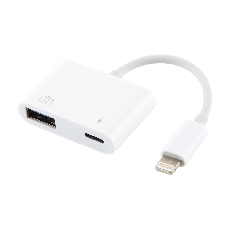 Adaptador de lector de cámara NK101 de 8 pines a USB, compatible con sistemas iOS 9.1 y superiores, NK101