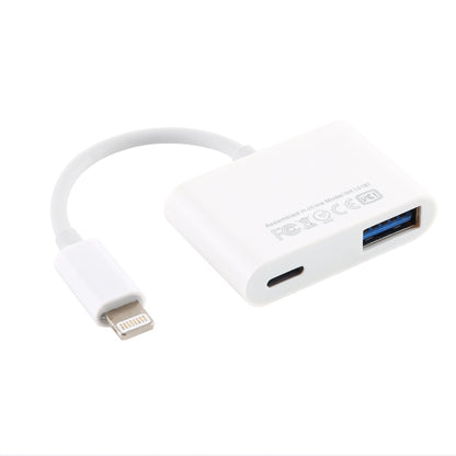 Adaptador de lector de cámara NK101 de 8 pines a USB, compatible con sistemas iOS 9.1 y superiores, NK101