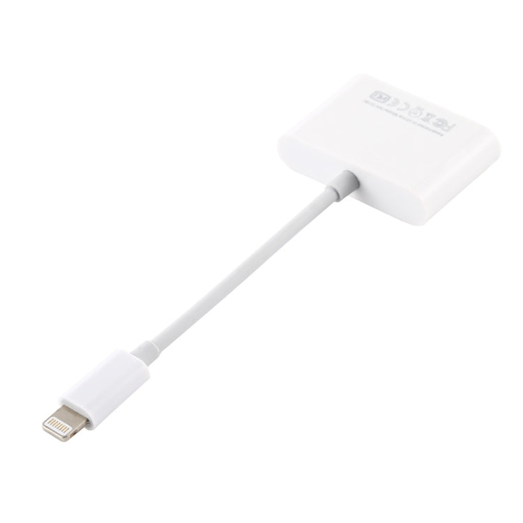 Adaptador de lector de cámara NK101 de 8 pines a USB, compatible con sistemas iOS 9.1 y superiores, NK101