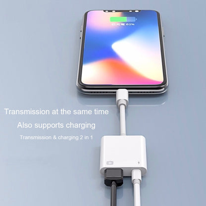 Adaptador de lector de cámara NK101 de 8 pines a USB, compatible con sistemas iOS 9.1 y superiores, NK101