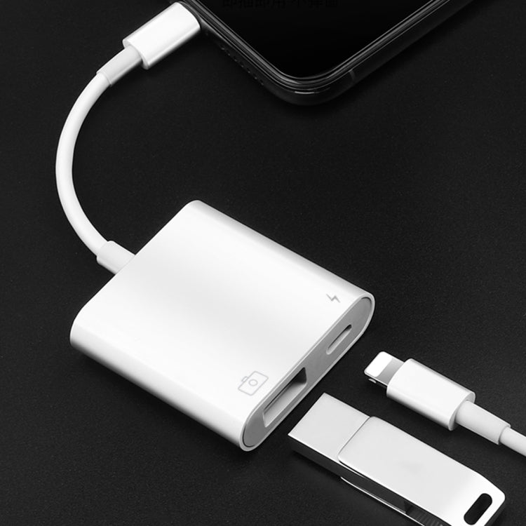 Adaptador de lector de cámara NK101 de 8 pines a USB, compatible con sistemas iOS 9.1 y superiores, NK101
