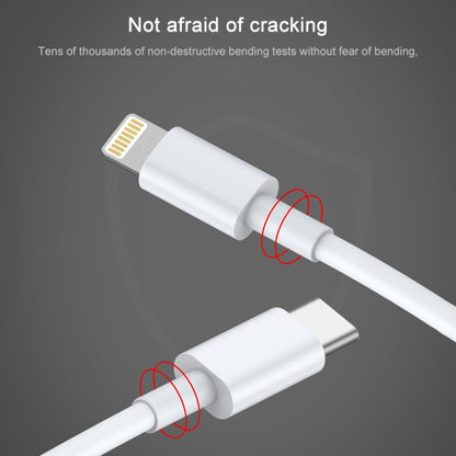 AWEI CL-68 3A Type-C / USB-C to 8 Pin PD Fast Charging Data Cable, Length: 1m