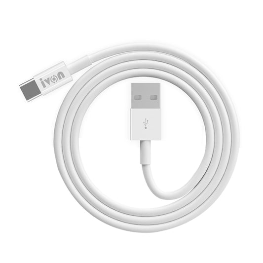 IVON CA70 Type-C / USB-C Fast Charging Data Cable, Length: 2m, Type-C, Length: 2m