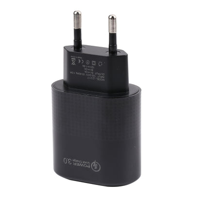 LZ-2117 18W QC3.0 3.1A USB Fast Charger, EU Plug, EU Plug