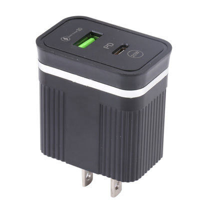 46-A2C2 20W PD + QC3.0 USB Multifunction Fast Charger,US Plug, US Plug