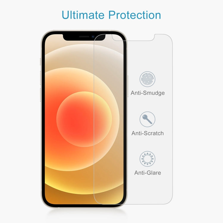 For iPhone 12 / 12 Pro 0.26mm 9H 2.5D Tempered Glass Film (Slotted), For iPhone 12 / 12 Pro