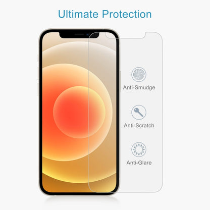 For iPhone 12 / 12 Pro 10pcs 0.26mm 9H 2.5D Tempered Glass Film (Slotted), For iPhone 12 / 12 Pro