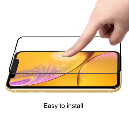 For iPhone XR ENKAY Hat-Prince 0.26mm 9H 6D Curved Full Screen Tempered Glass Film, For XR (6D)