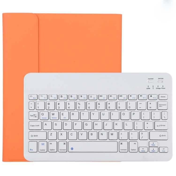 TG11B Teclado Bluetooth blanco desmontable + Funda de microfibra para iPad Pro de 11 pulgadas (2020), con ranura y soporte para lápiz, teclado blanco
