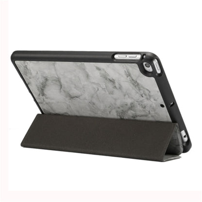 Marble Texture Pattern Horizontal Flip Leather Case for iPad Mini 2019, with Three-folding Holder & Pen Slot & Sleep / Wake-up Function, For iPad Mini 2019