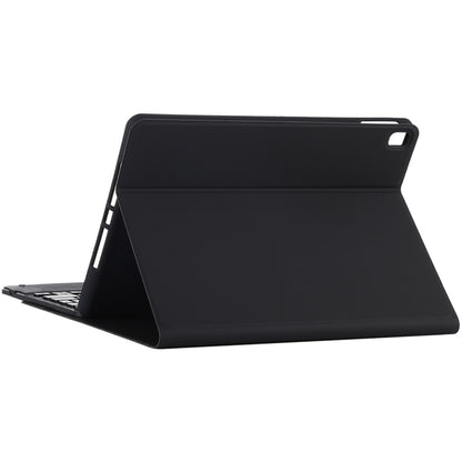 Teclado Bluetooth destacável TG-102BC preto + capa em pele de microfibra para iPad de 10,2 polegadas / iPad Air (2019), com touchpad, compartimento e suporte para caneta, TG-102BC