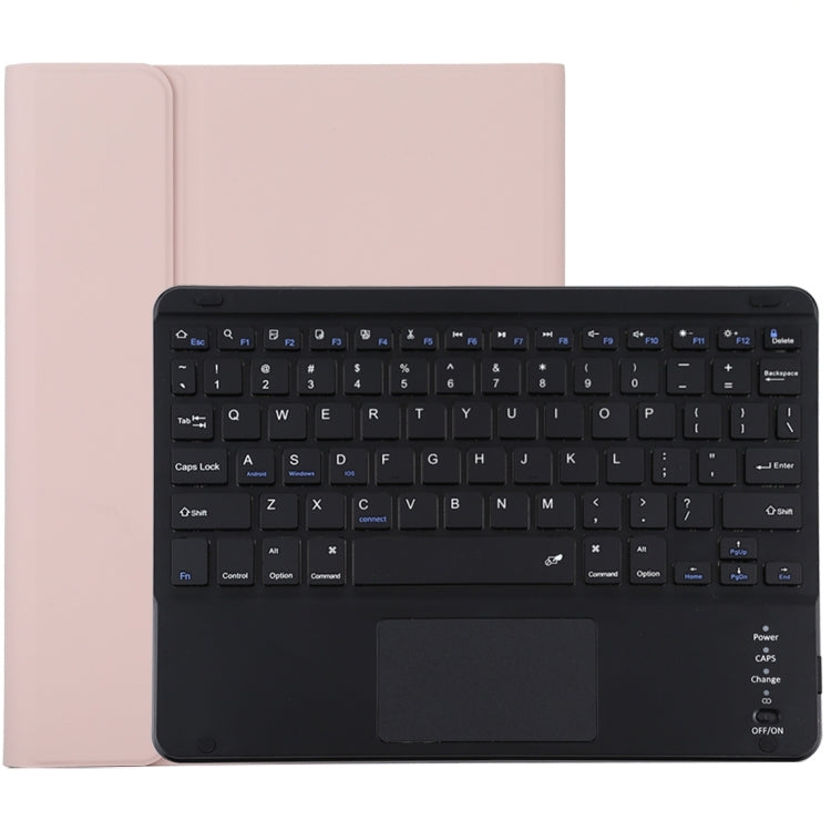 TG97BC Detachable Bluetooth Black Keyboard + Microfiber Leather Tablet Case for iPad 9.7 inch, with Touch Pad & Pen Slot & Holder, TG97BC