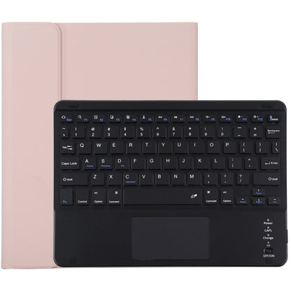 TG109BC Detachable Bluetooth Black Keyboard + Microfiber Leather Tablet Case for iPad Air 2020, with Touch Pad & Pen Slot & Holder, TG109BC