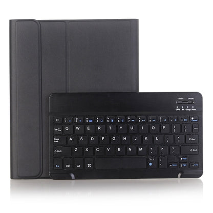 Funda ultrafina de cuero con teclado Bluetooth desmontable para iPad de 10,2 pulgadas (2019), con función de soporte y ranura para lápiz, A102B en negro, A102B en dorado, A102B en azul y A102B en oro rosa.