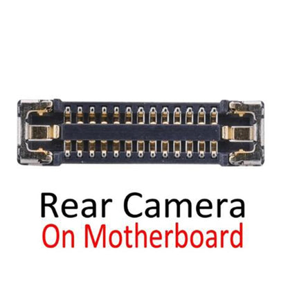 Rear Back Camera FPC Connector On Motherboard for iPhone X, For iPhone X