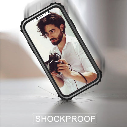 For iPhone X / XS Diamond Series Electroplating PC +  Silicone Protective Case, For iPhone X, For X