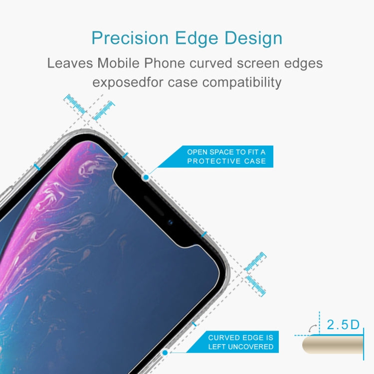 For iPhone 11 / XR 50pcs 0.3mm 2.5D 9H Tempered Glass Film, For iPhone 11 / XR(50 PCS)